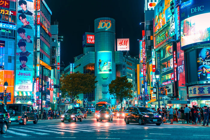 Tokyo lights and streets